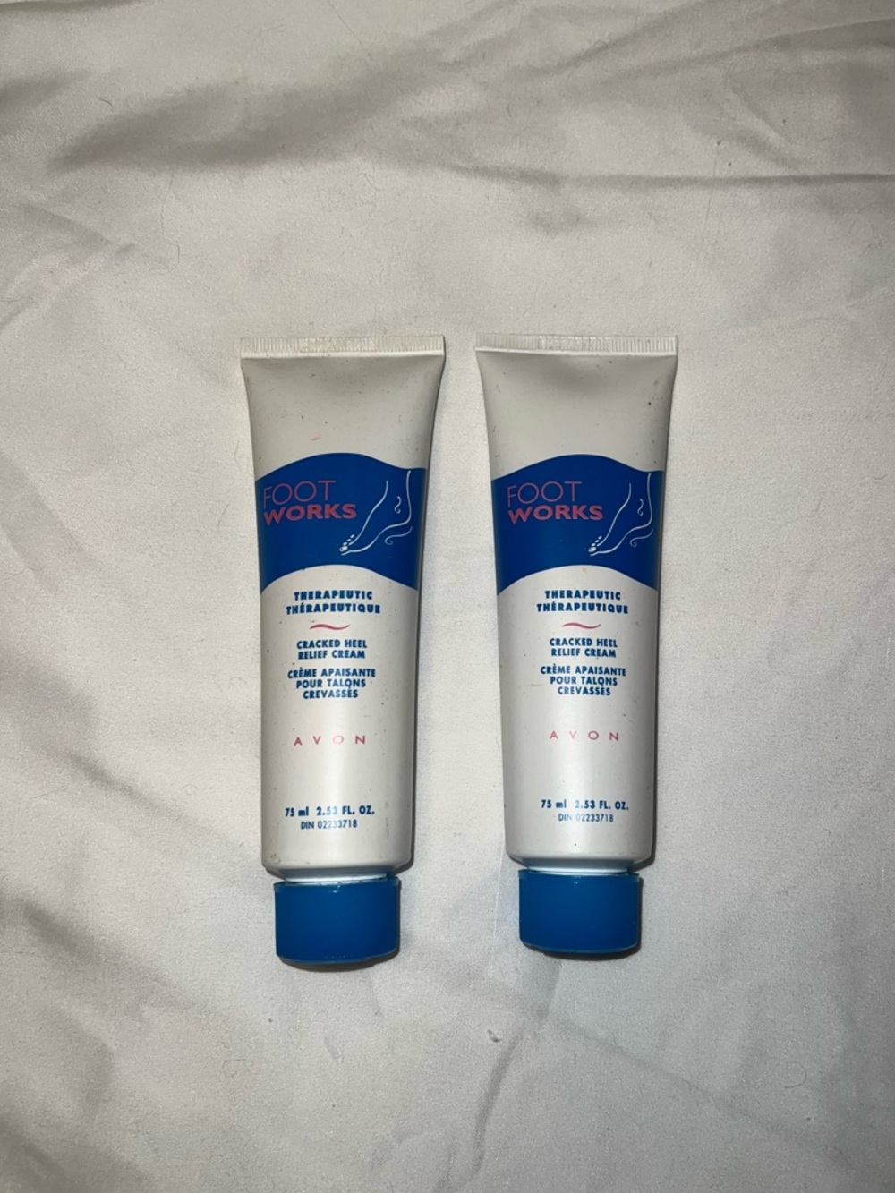 Avon Foot Works Therapeutic Cracked Heel Relief Cream Bundle 75ml